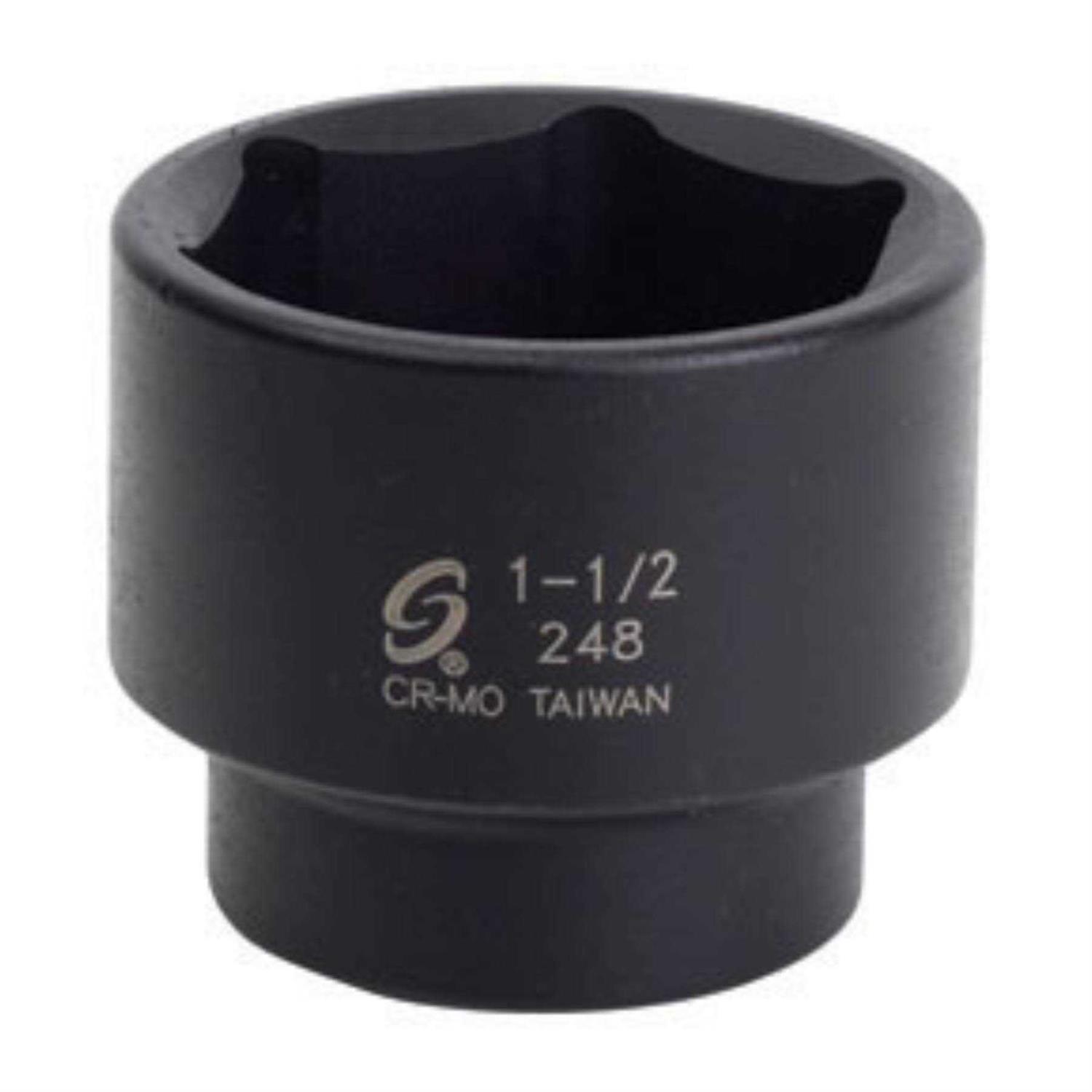 Sunex 236XD 1/2 in. Drive 6-Point Extra Deep Impact Socket 1-1/8 - Zenithce