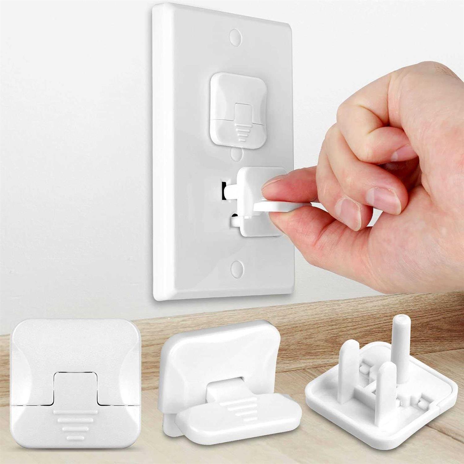 Outlet Covers Wall Plates -Duplex Outlet Covers 1-Gang Standard Size Wall Plate for Outlets - Zenithce