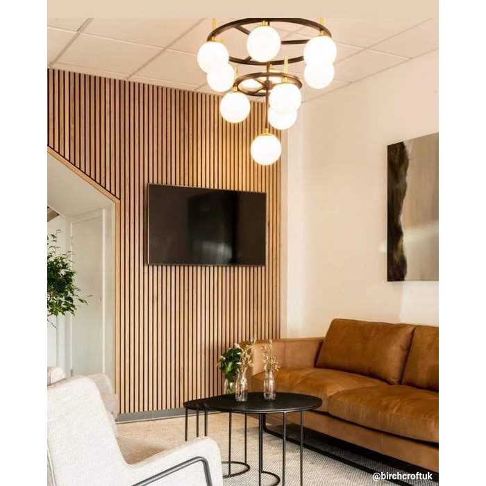 The Wood Veneer Hub Acoustic Slat Wood Wall Panels - Zenithce