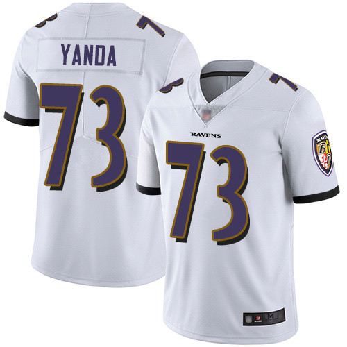 Baltimore Ravens #73 Marshal Yanda White Vapor Untouchable Limited Jersey - Zenithce