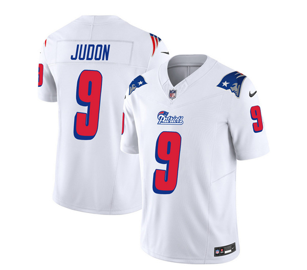New England Patriots #9 Matthew Judon White 2023 F.U.S.E. Vapor Limited Stitched Jersey - Zenithce