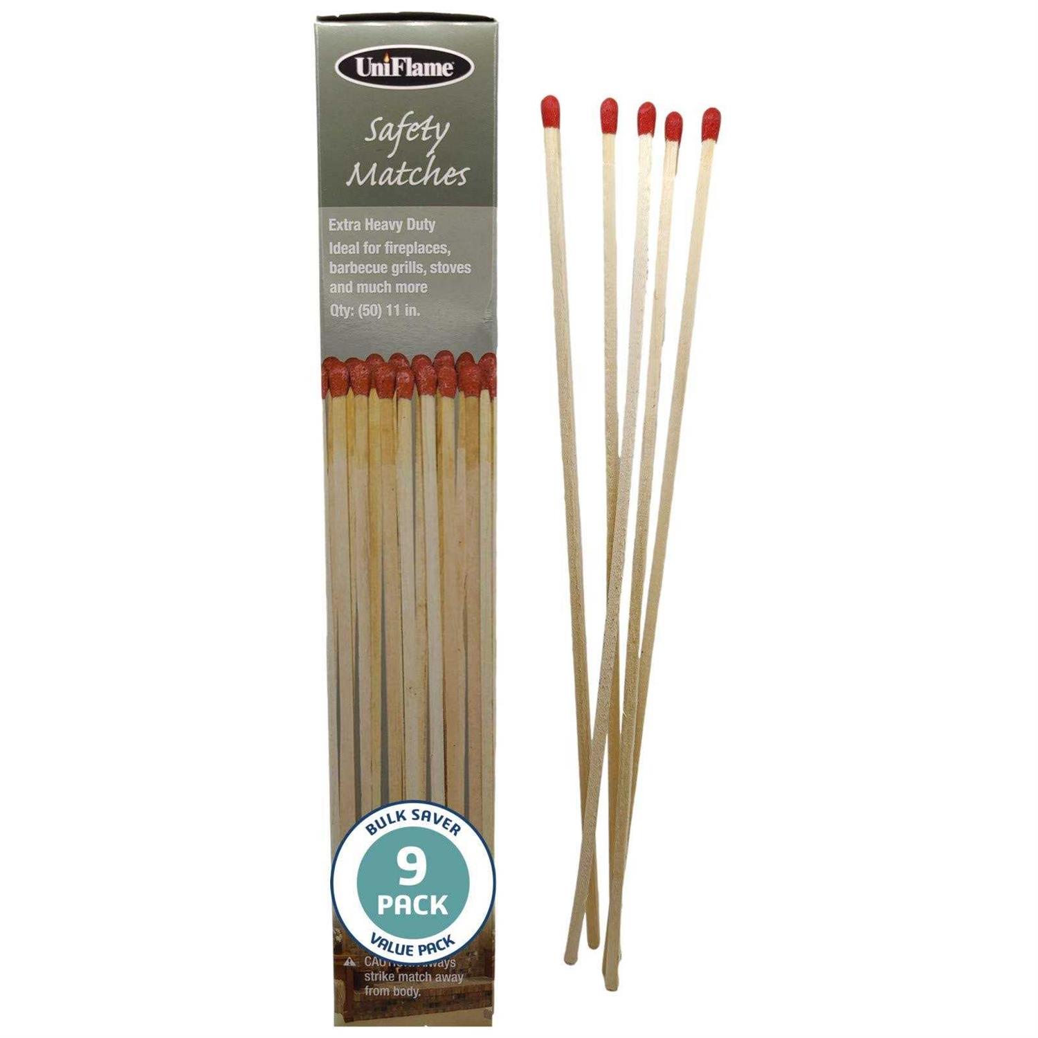 Extra Heavy Duty Long Safety Matches Long Wooden Fireplace Matches For Candles - Zenithce
