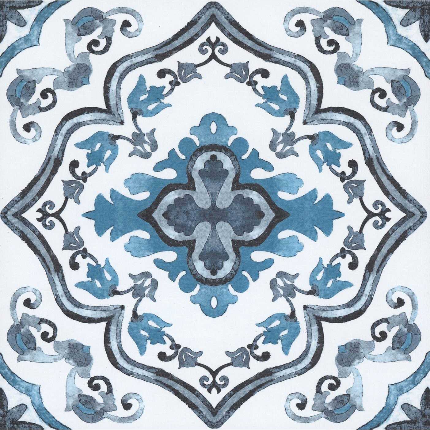 FloorPops Marrakesh Peel & Stick Floor Tiles FP3932 - Zenithce