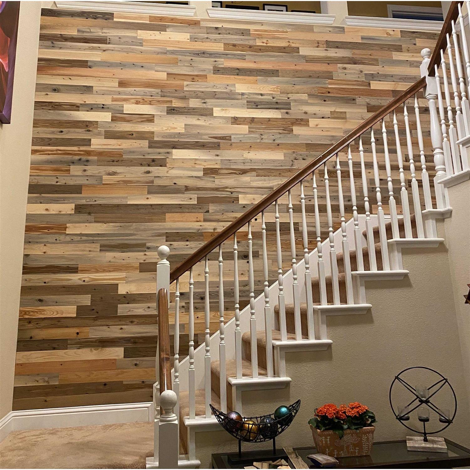 Timberchic Pine Wooden Wall Planks Peel and Stick Application - Zenithce