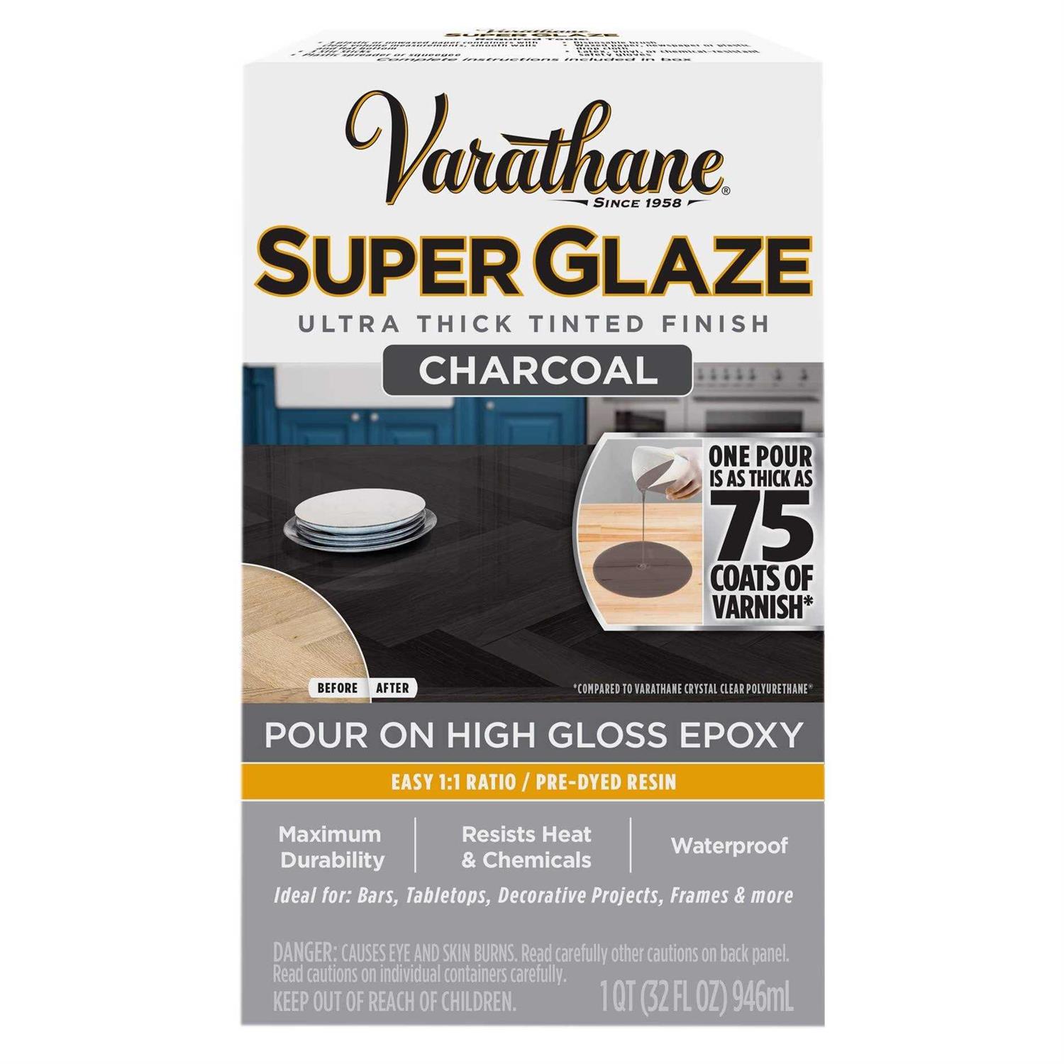 Varathane Super Glaze Pour-On High Gloss Epoxy - Zenithce