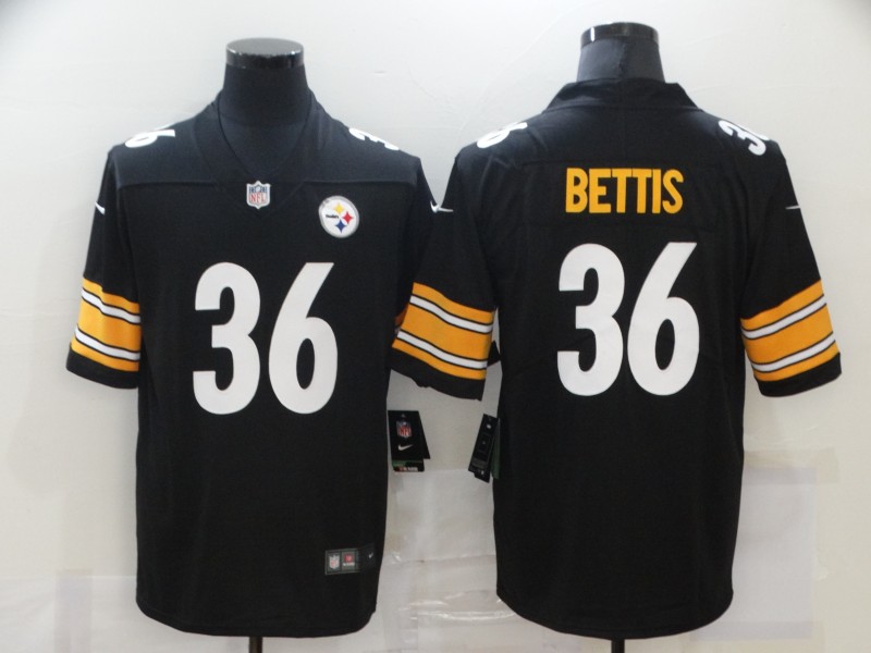 Pittsburgh Steelers #36 Jerome Bettis Black Stitched Jersey - Zenithce