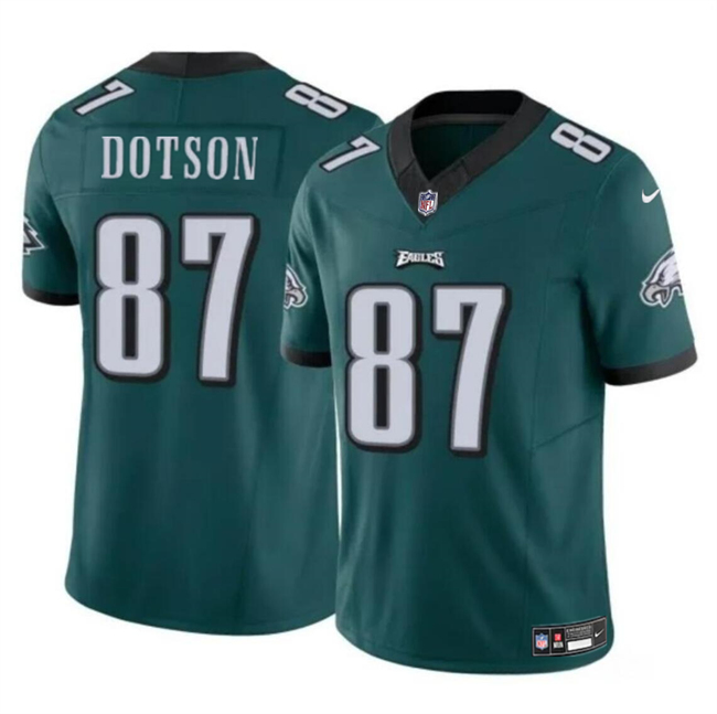 Philadelphia Eagles #87 Jahan Dotson Green F.U.S.E Vapor Untouchable Limited Stitched Jersey - Zenithce