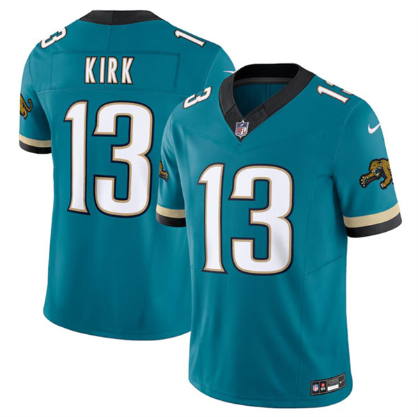 Jacksonville Jaguars #13 Christian Kirk Teal 2024 F.U.S.E. Prowler Throwback Vapor Limited Stitched Jersey - Zenithce
