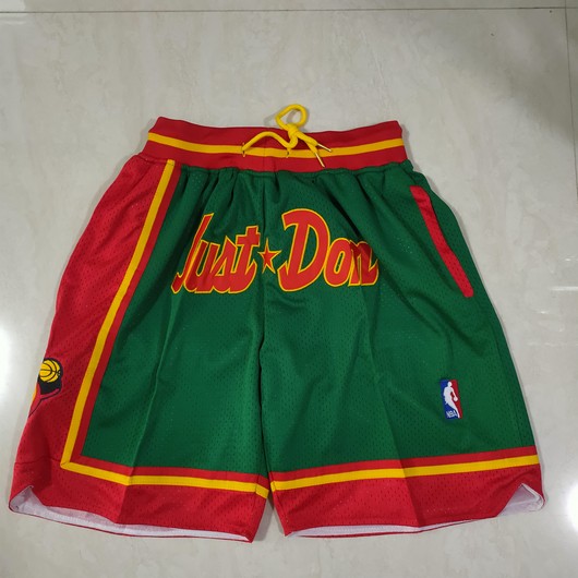 Seattle Supersonics Green Just Don Swingman Throwback Shorts - Zenithce