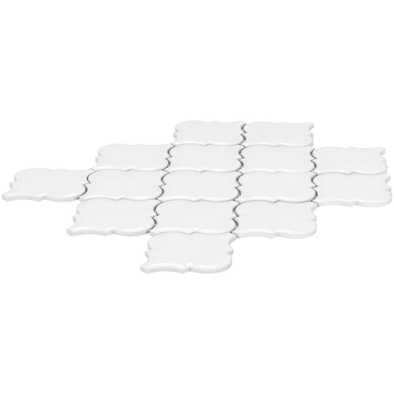 Satori Hudson 11-in x 11-in Glossy Porcelain Herringbone Subway Wall Tile 1001-0318-0 - Zenithce