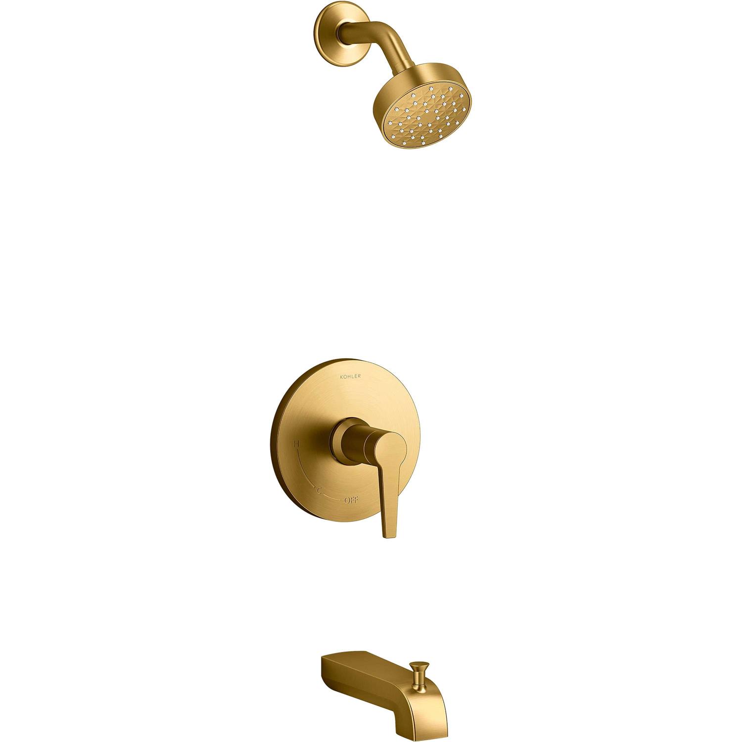 Kohler K-TS8981-4 Toobi Rite-Temp Valve Trim with Lever Handle - Zenithce