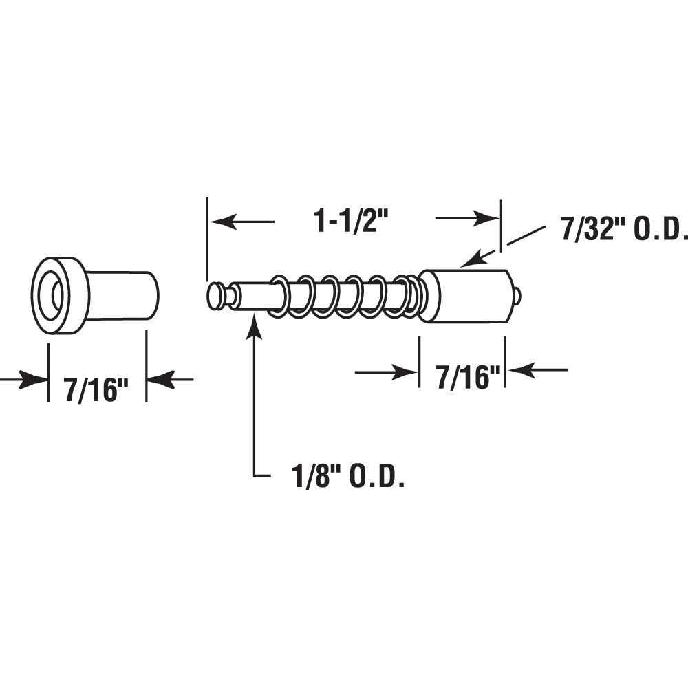 Prime-Line Window Screen Clips 7/16 - Zenithce