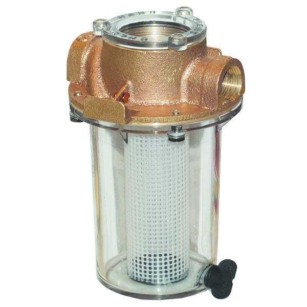 GROCO 3/4 NPS NPT Combo Bronze Thru-Hull Fitting w/Nut - Zenithce