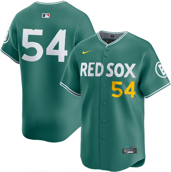 Boston Red Sox #54 Lucas Giolito Green 2025 City Connect Limited Stitched jersey - Zenithce