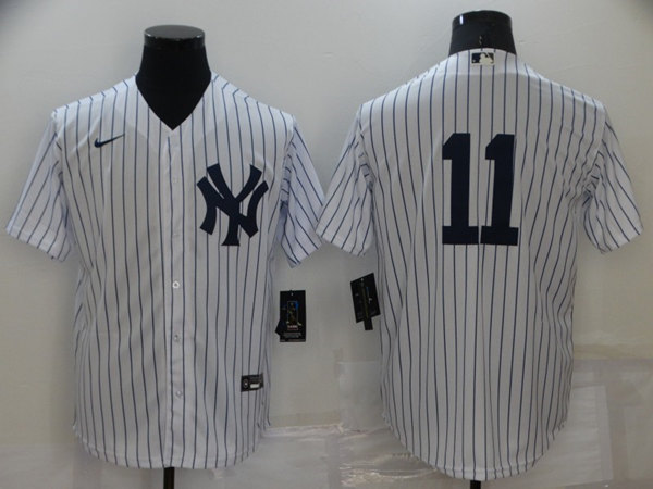 New York Yankees #11 Brett Gardner White Cool Base Stitched Baseball Jersey - Zenithce