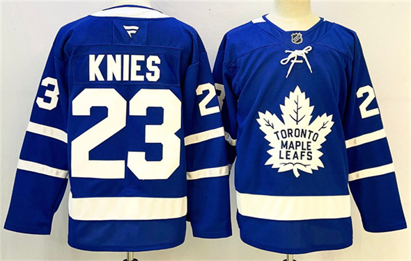 Toronto Maple Leafs #23 Matthew Knies Blue 2024-25 Stitched Jersey - Zenithce