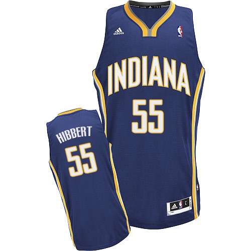 Indiana Pacers #55 Roy Hibbert Navy Blue Swingman Jersey - Zenithce