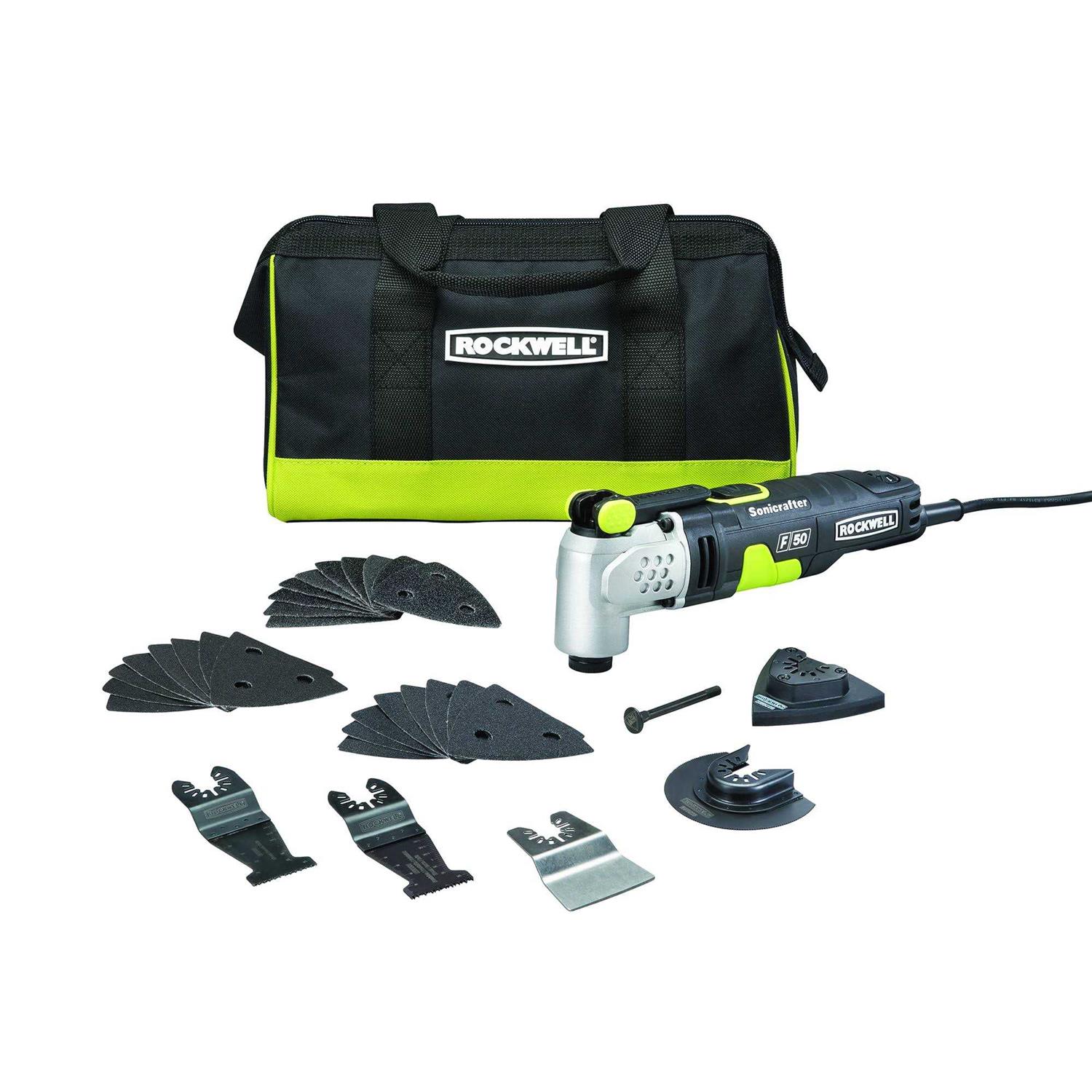 Rockwell Sonicrafter F80 4.5A Corded Oscillating Multi-Tool RK683 - Zenithce