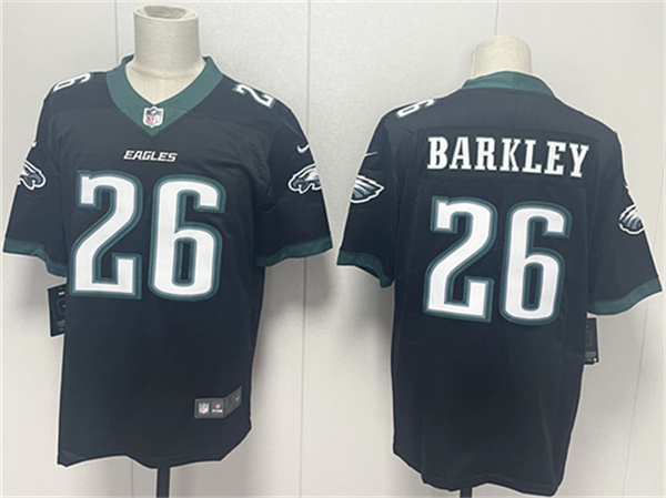 Philadelphia Eagles #26 Saquon Barkley Black 2024 New Vapor Untouchable Limited Football Stitched Jersey - Zenithce