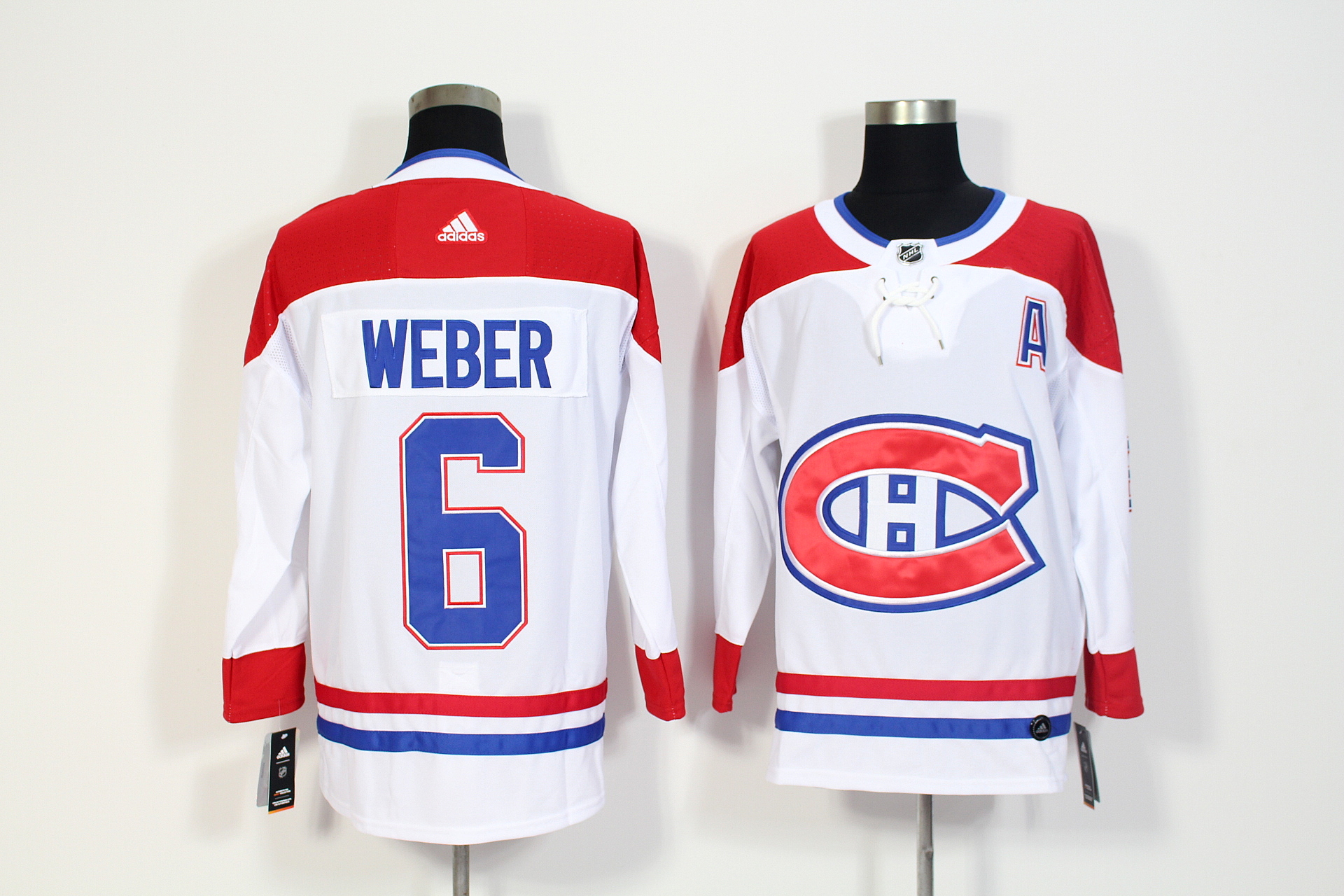 Montreal Canadiens #6 Shea Weber White Stitched Adidas Jersey - Zenithce