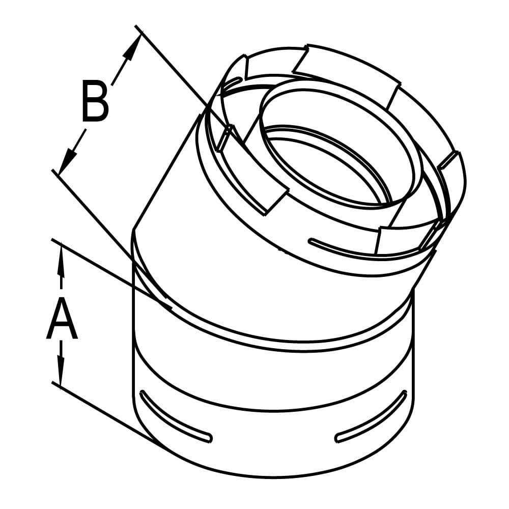 Duravent 4021126 4 x 84 in. Aluminum & Galvanized Steel Vent Pipe Kit 4BVKNT - Zenithce