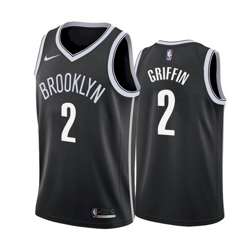 Brooklyn Nets #2 Blake Griffin Black Stitched 2021 Jersey - Zenithce