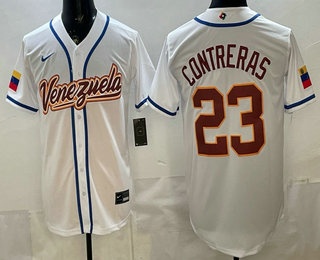 Venezuela #23 William Contreras White 2026 World Classic Cool Base Jersey - Zenithce