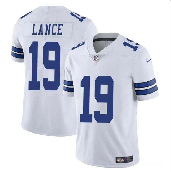 Dallas Cowboys #19 Trey Lance White Vapor Untouchable Limited Stitched Jersey - Zenithce