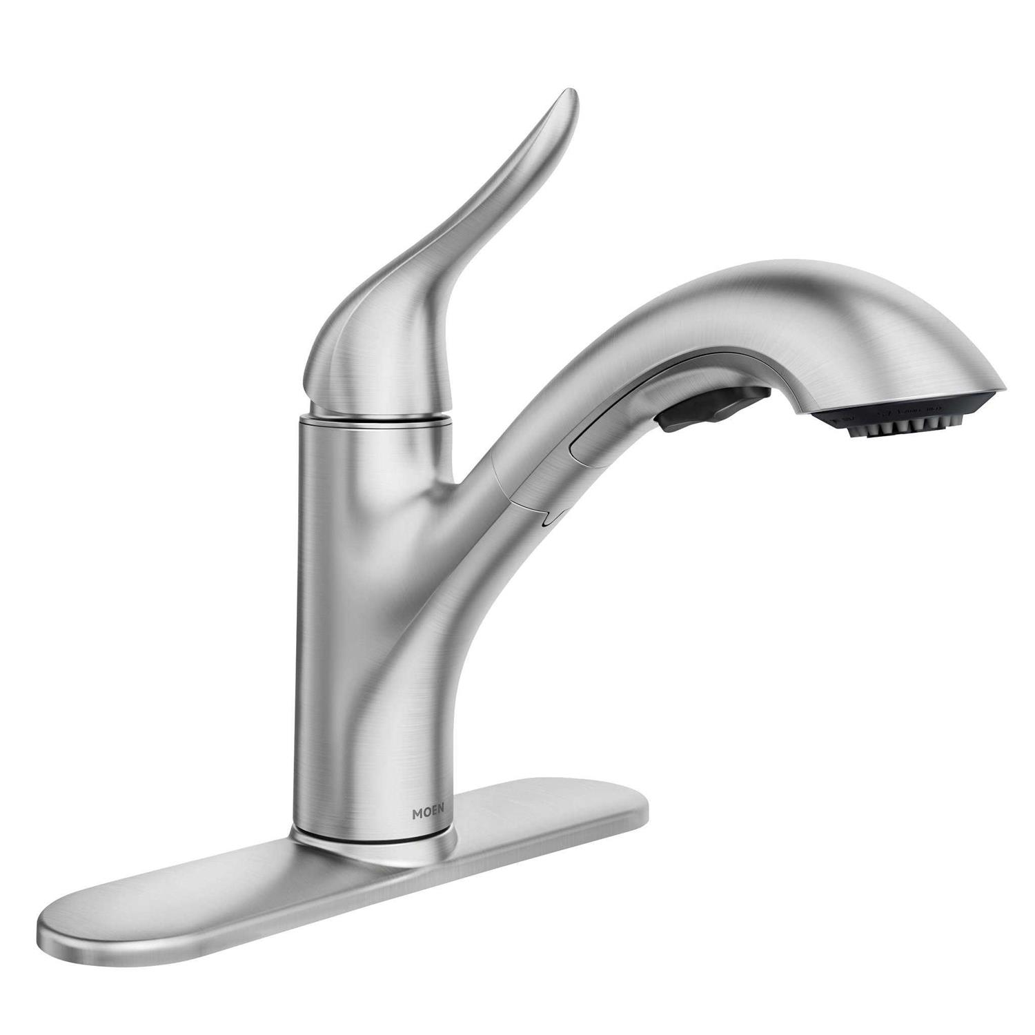 Moen Stainless Steel 3-1/2 Basket Strainer with Drain Assembly - Zenithce