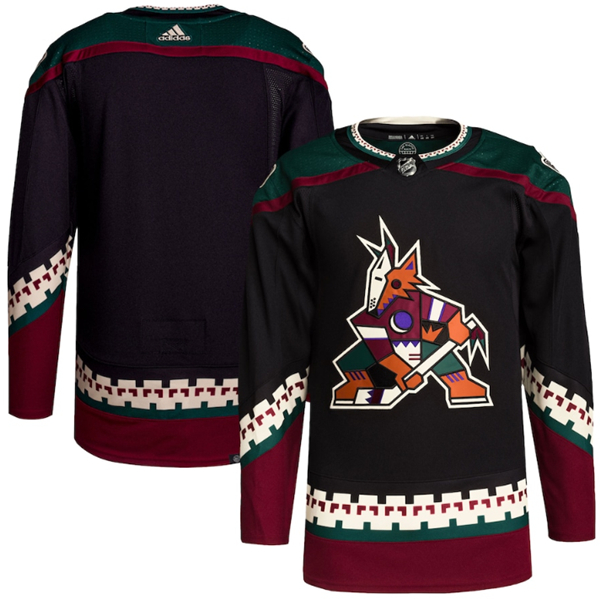 Arizona Coyotes Blank Black Stitched Jersey - Zenithce