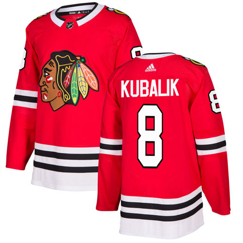 Chicago Blackhawks #8 Dominik Kubalik Red Stitched Jersey - Zenithce