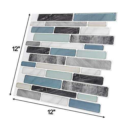 LONGKING Peel and Stick Backsplash Tile Stickers - Zenithce