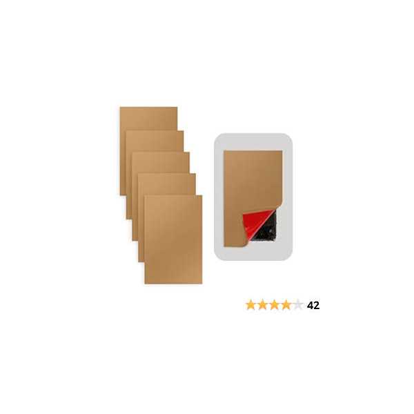 Rubber Bond Self-Adhesive Rubber Wall Outlet Cover Plate 5 Pack Easy to Apply Peel & Stick Drywall Hole Patch - Zenithce