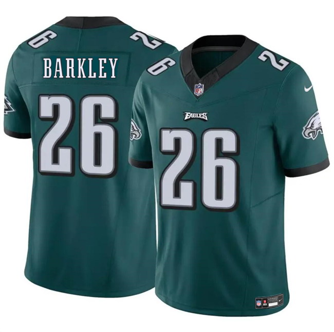 Philadelphia Eagles #26 Saquon Barkley Green 2023 F.U.S.E. Vapor Untouchable Limited Stitched Jersey - Zenithce