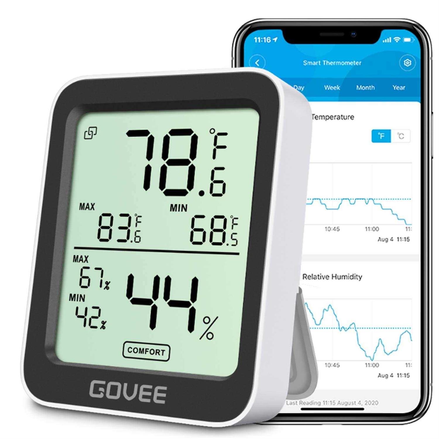 Govee Hygrometer Thermometer Wireless Thermometer - Zenithce