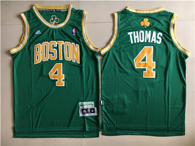 Boston Celtics #4 Isaiah Thomas Green St. Patrick's Day Swingman Jersey - Zenithce