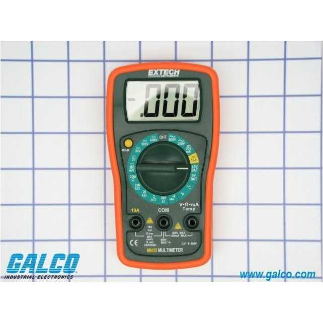 Extech MN35 Digital Mini Multimeter - Zenithce
