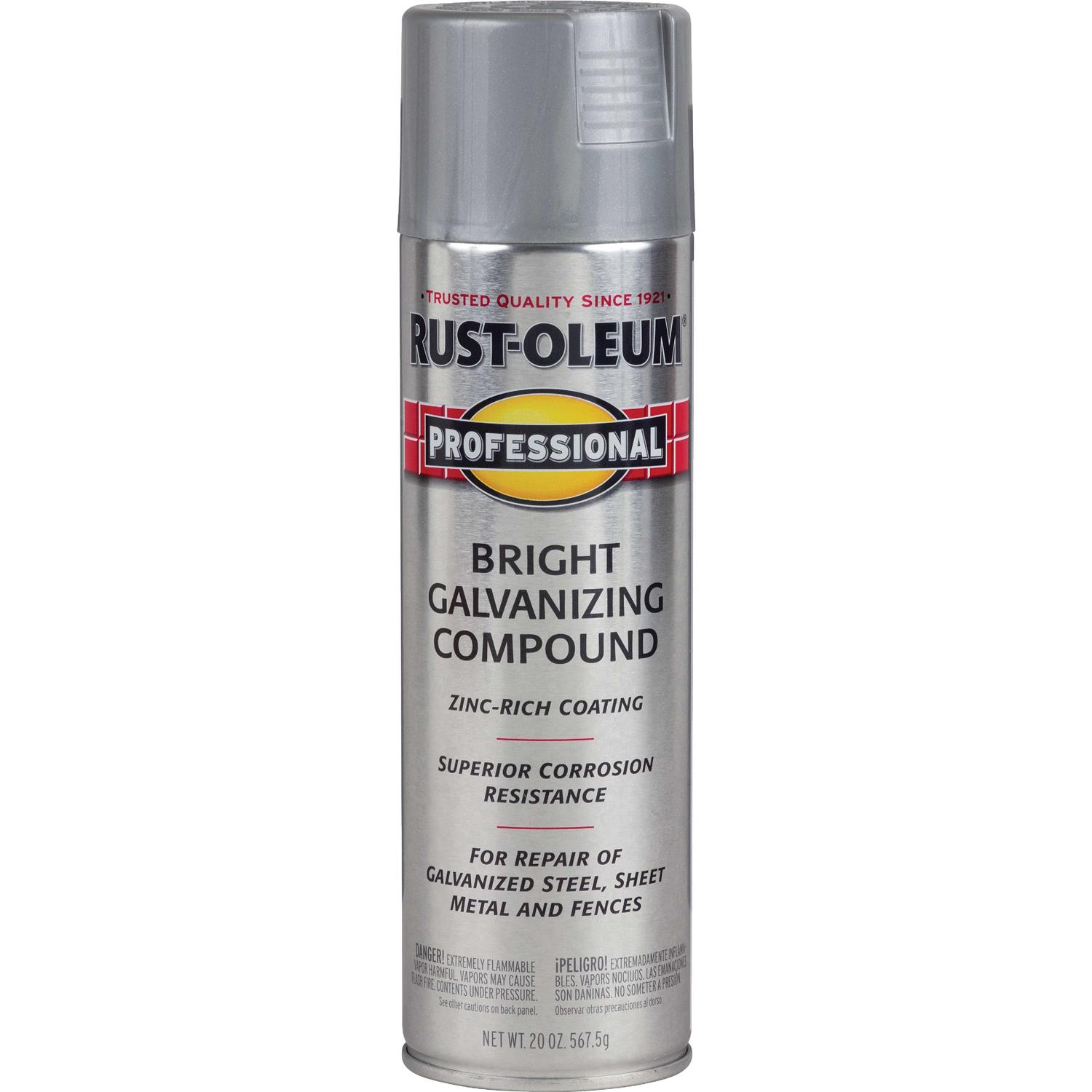 Rust-Oleum Professional Galvanizing Compound Spray - Zenithce