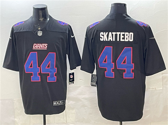 New York Giants #44 Cam Skattebo Black Fashion Vapor Untouchable Limited Stitched Jersey - Zenithce