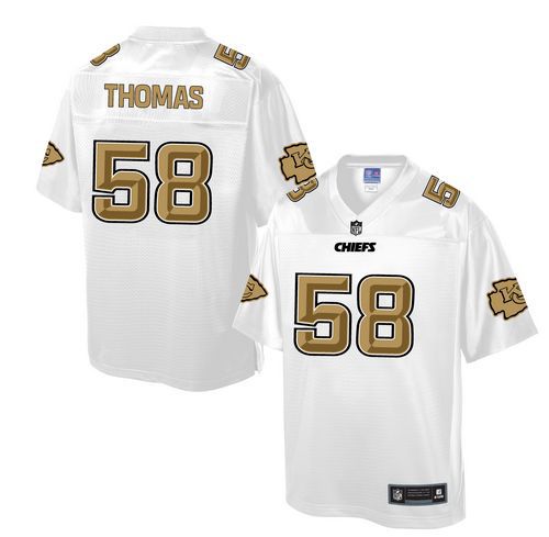Chiefs #58 Derrick Thomas White Pro Line Fashion Game Nike Jersey - Zenithce