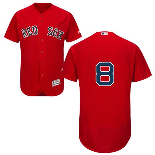 Red Sox #8 Carl Yastrzemski Red Flexbase Authentic Collection Stitched Jersey - Zenithce