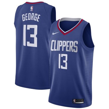 Clippers 13 Paul George Blue Swingman Jersey - Zenithce