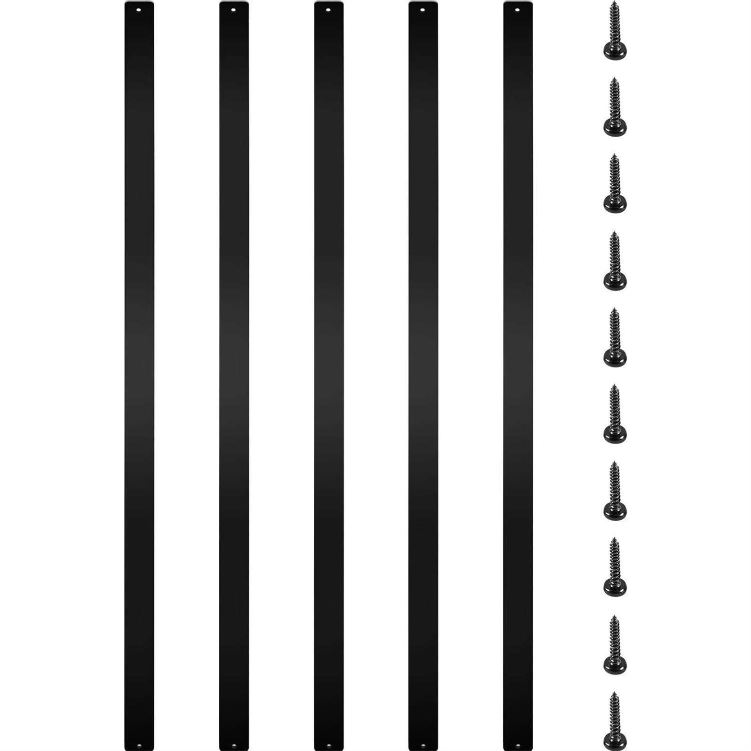 VEVOR Deck Balusters Metal Deck 29.5 Staircase Baluster With Screws, Aluminum Alloy Deck Railing for Wood and - Zenithce