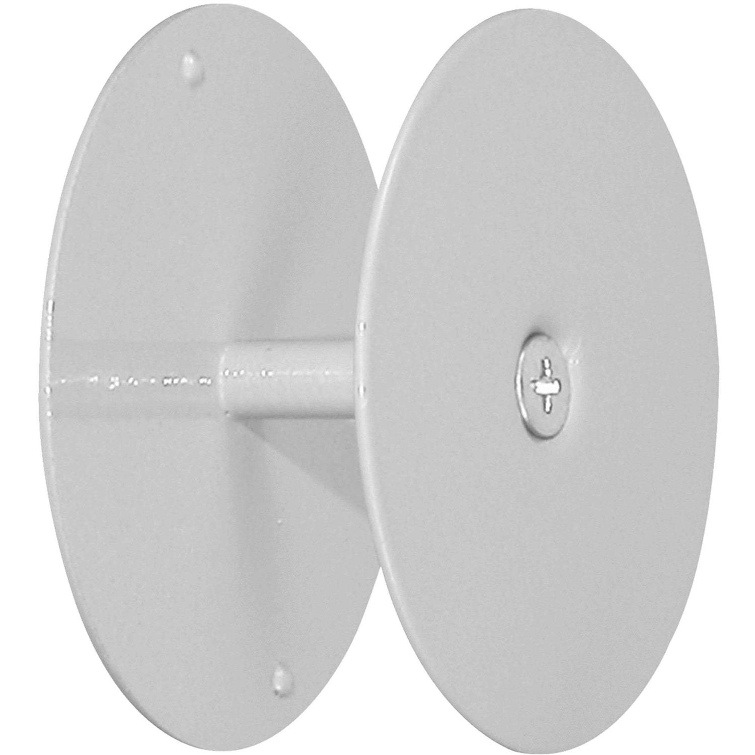 Prime-Line U 9513 12 in. Gray Painted Steel Constructed Latch Shield - Zenithce