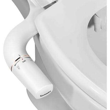 Samodra Non-electric Cold Water Bidet Toilet Seat Attachment with Pressure - Zenithce