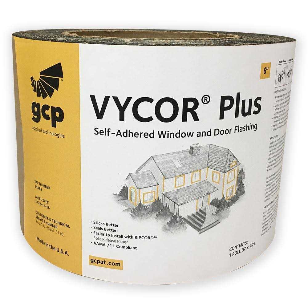 Grace Vycor Plus Self Adhered Flashing - Zenithce
