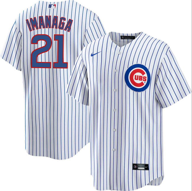 Chicago Cubs #21 Shōta Imanaga White Cool Base Stitched Jersey - Zenithce