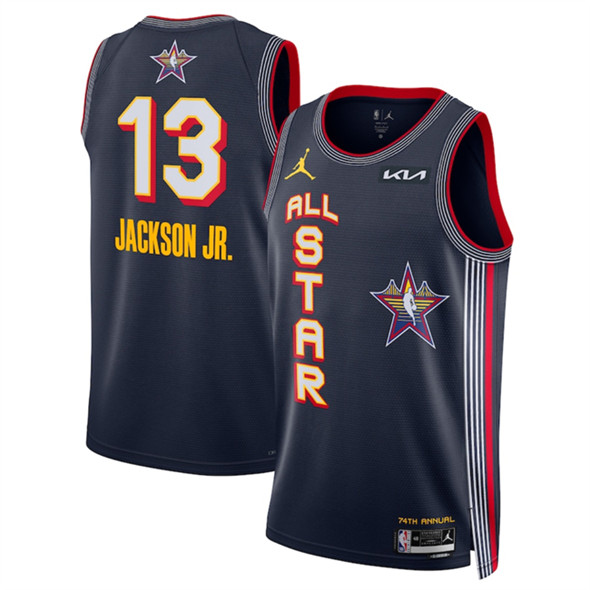 2025 All-Star #13 Jaren Jackson Jr. Navy Stitched Jersey - Zenithce