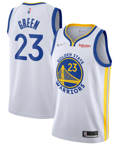 Golden State Warriors #23 Draymond Green 2022 White 75th Anniversary Stitched Jersey - Zenithce