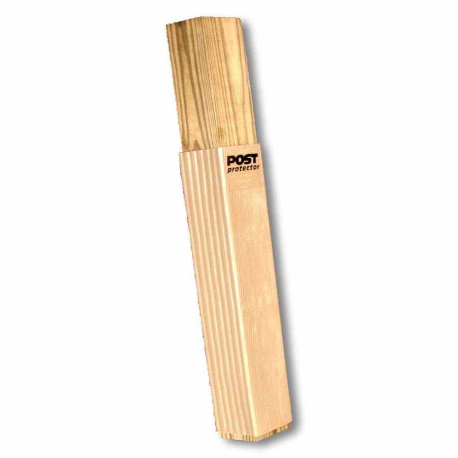 Post Protector 30 in. in-Ground Fence Post Decay Protection - Zenithce